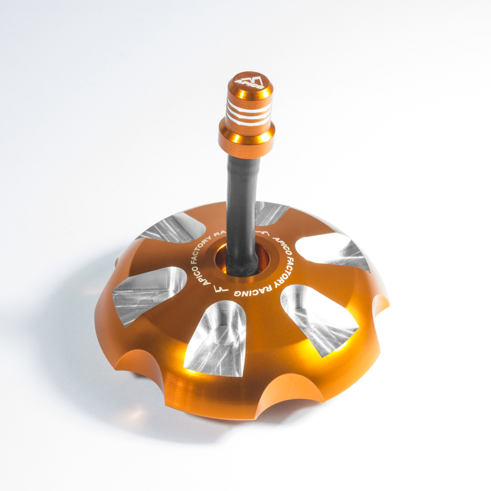 ALLOY FUEL CAP KTM/HQV/GAS SX/TC/MC65 24-26, SX/SX-F/TC/FC85-450 13-26, MC/MC-F85-450 21-26 ORANGE (R)